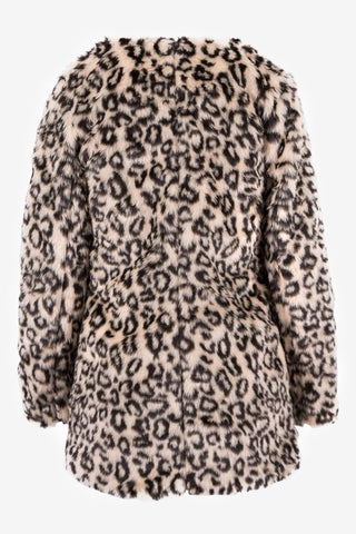 Sixties Style Leopard Print Short Coat