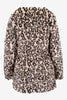 Sixties Style Leopard Print Short Coat